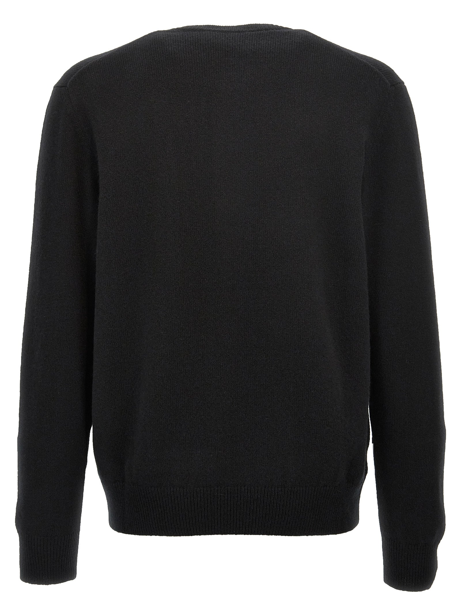 ZANONE Schwarzer Cardigan aus Schurwolle