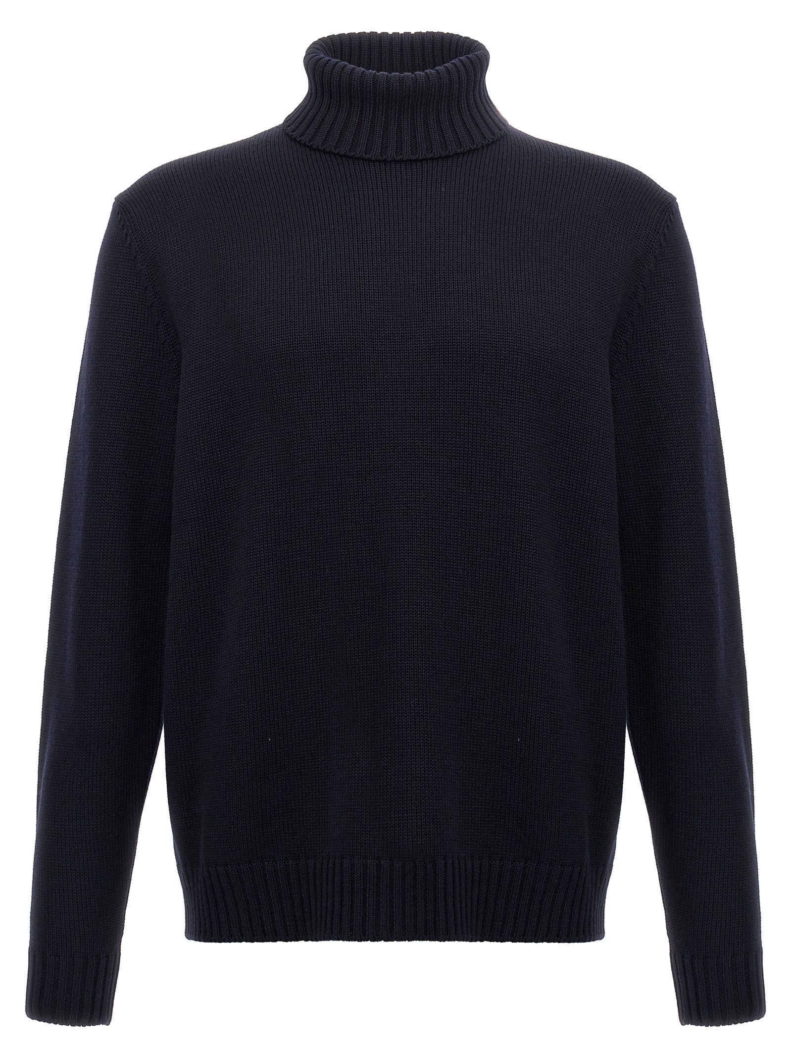ZANONE Blauer Cardigan aus Schurwolle
