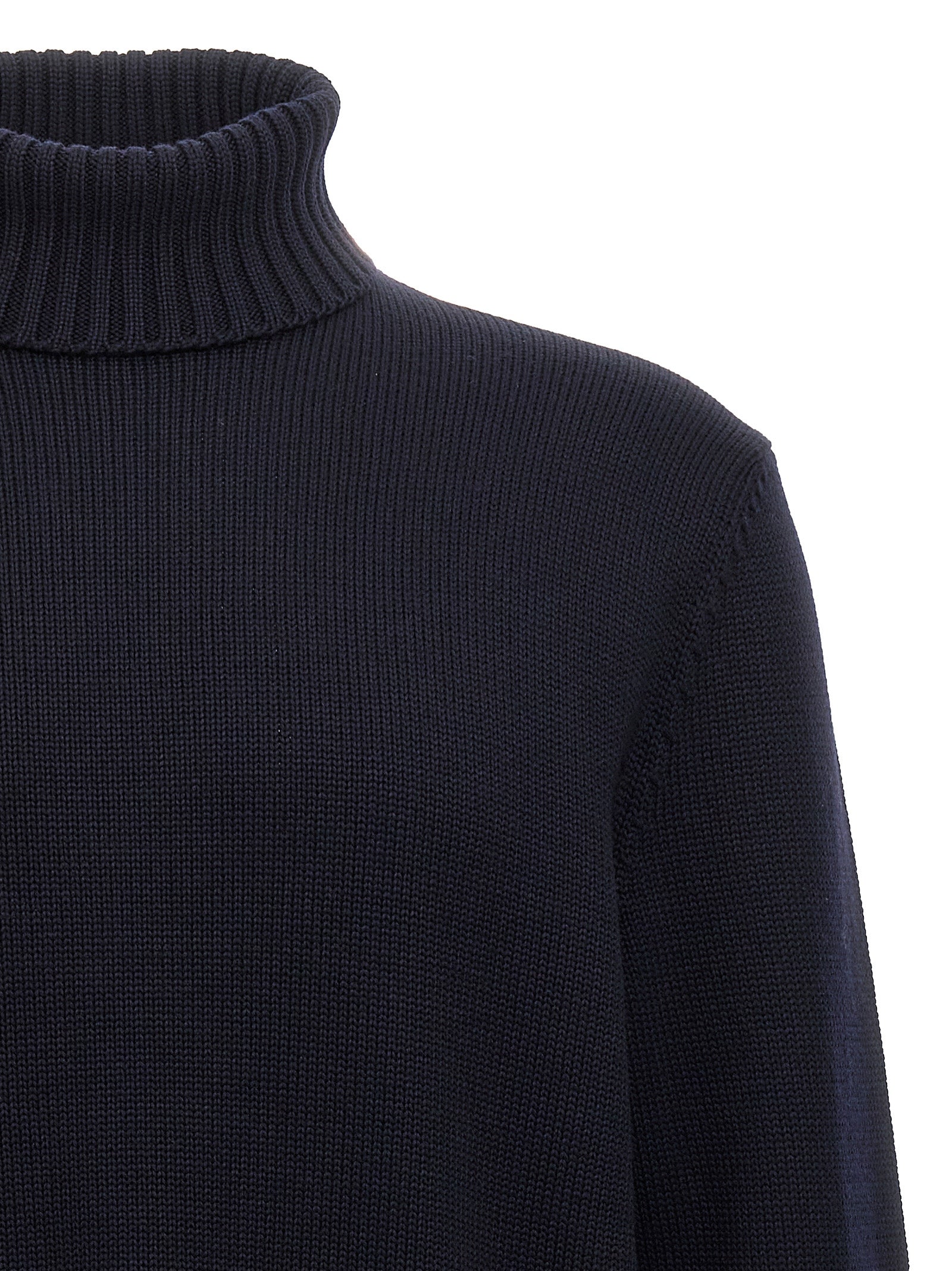 ZANONE Blauer Cardigan aus Schurwolle