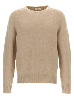MA'RY'YA Beige Wollstrickjacke