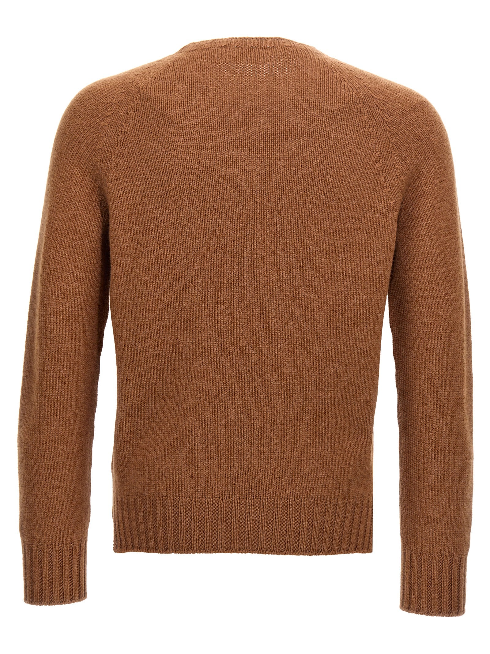 MA'RY'YA Brauner Wollcardigan