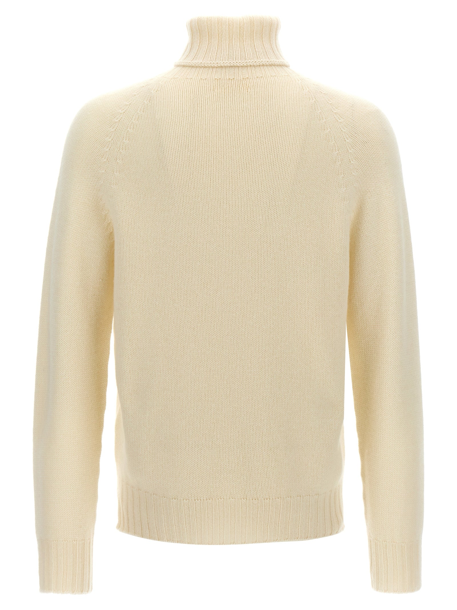 MA'RY'YA Weiße Wollstrickjacke
