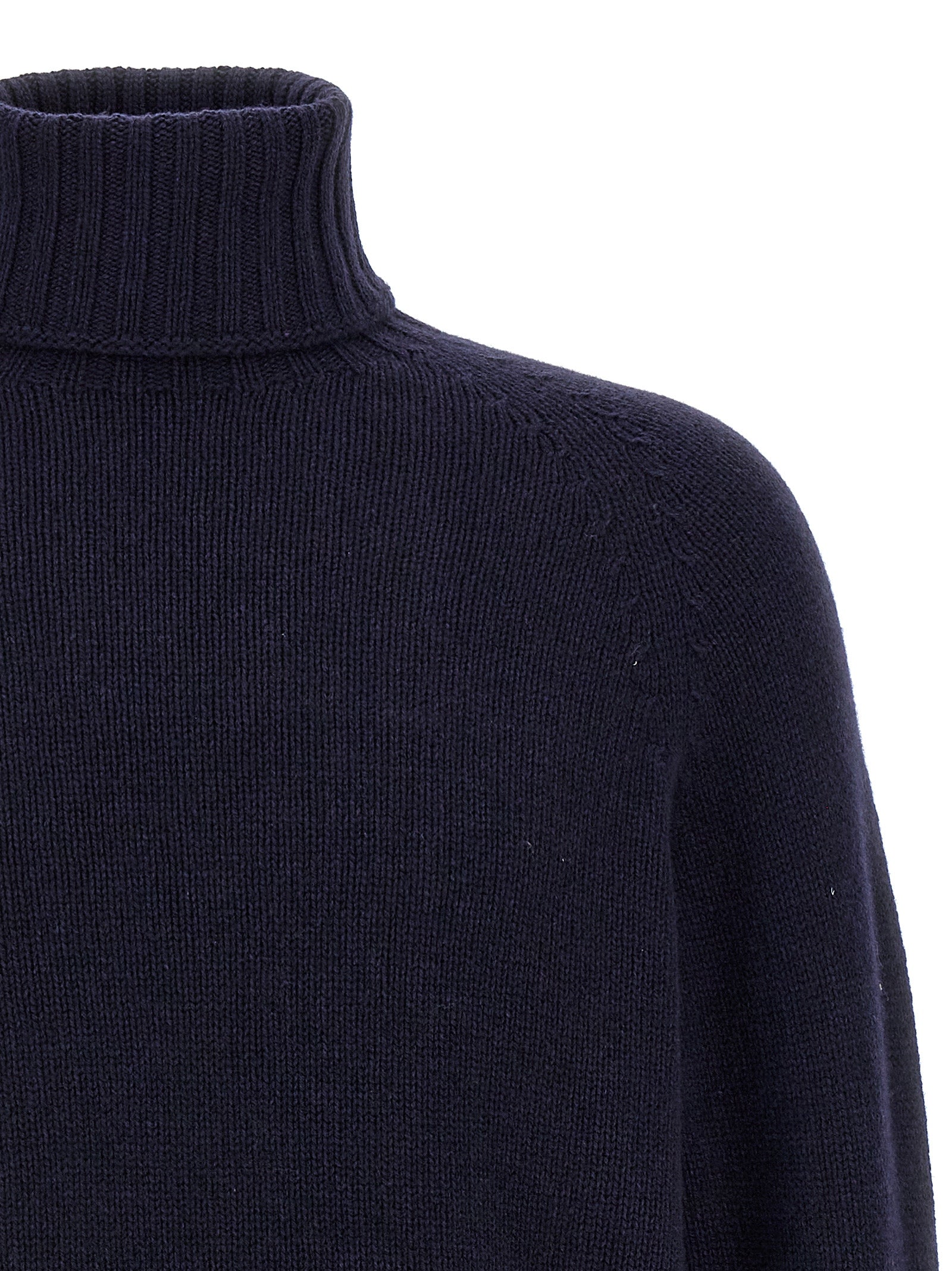 MA'RY'YA Blauer Wollcardigan