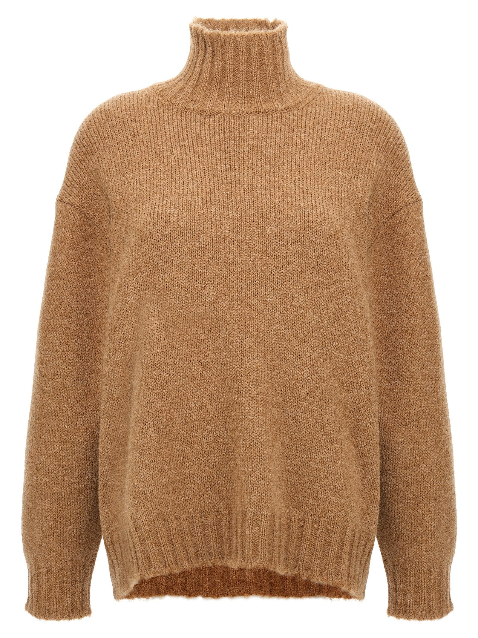 Jil Sander Beige Wollstrickjacke