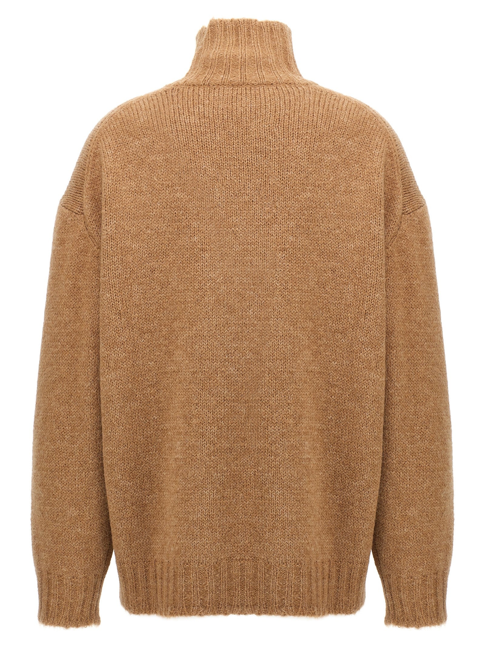 Jil Sander Beige Wollstrickjacke