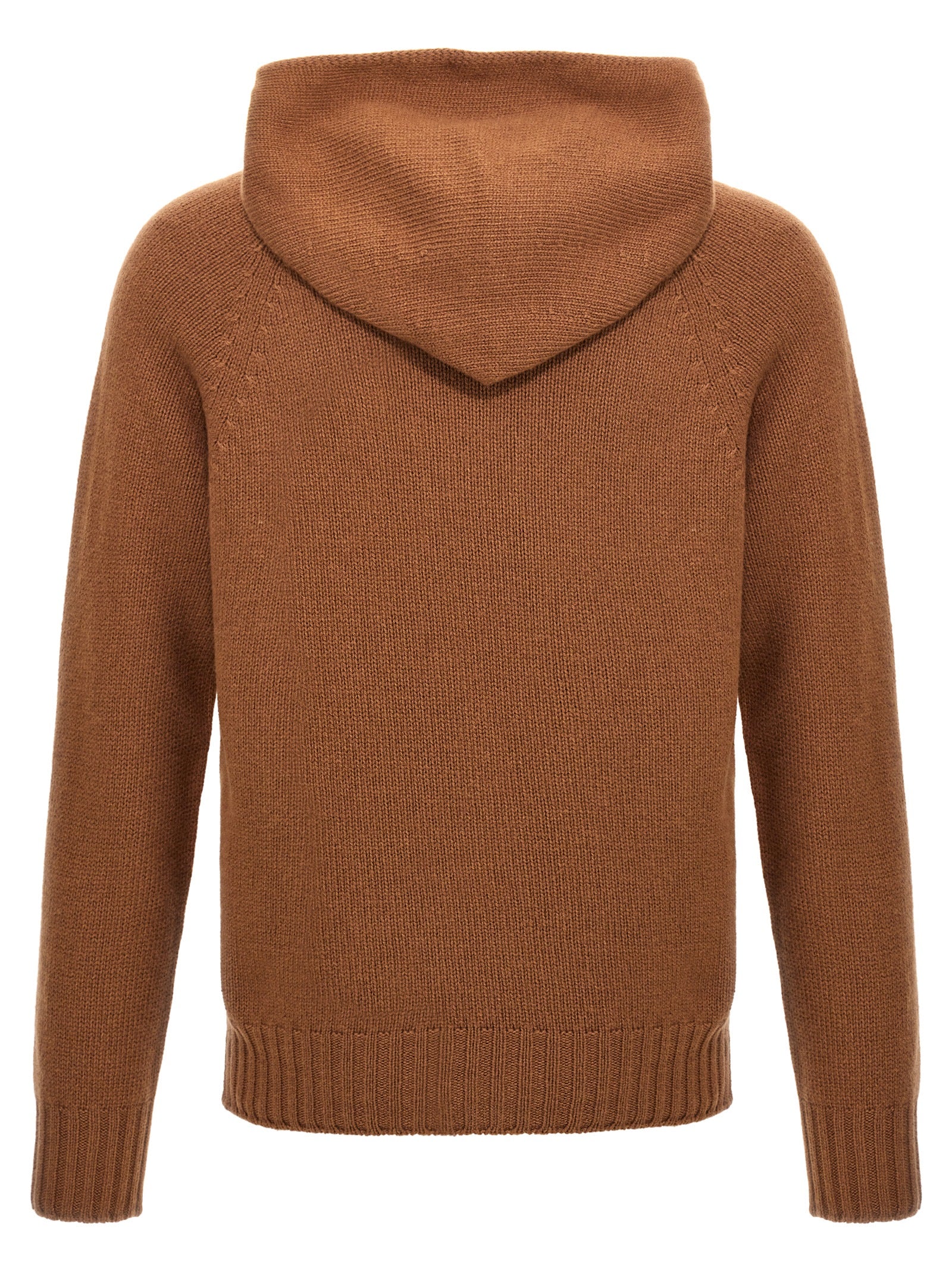 MA'RY'YA Brauner Wollcardigan