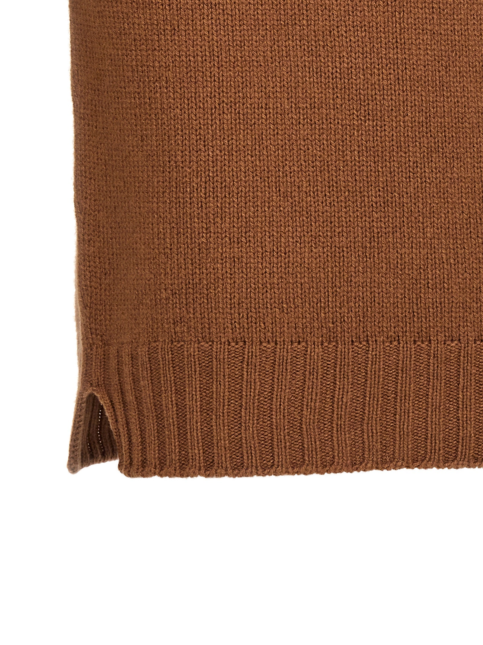 MA'RY'YA Brauner Wollcardigan