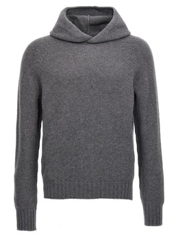 MA'RY'YA Grauer Wollcardigan
