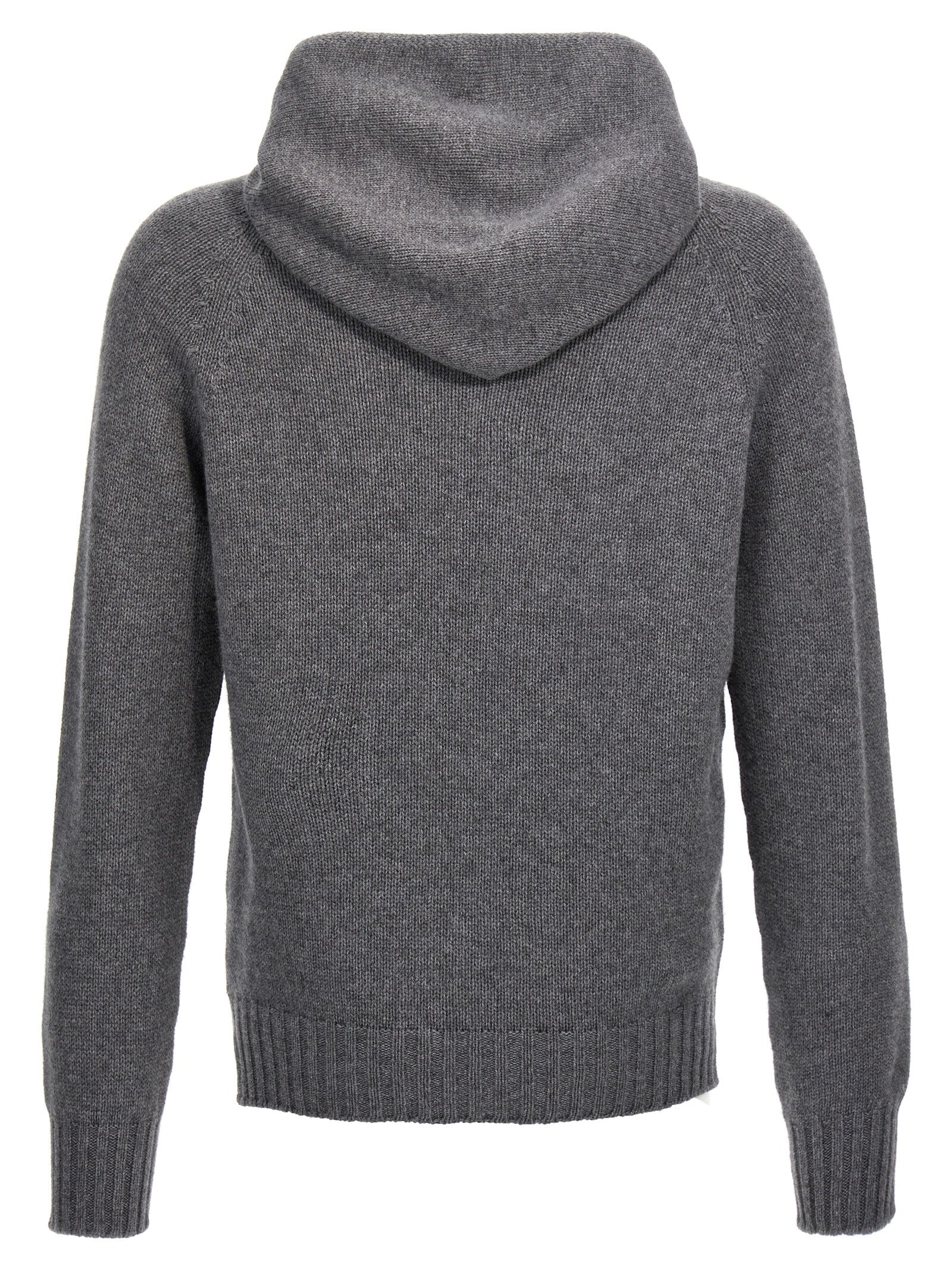MA'RY'YA Grauer Wollcardigan