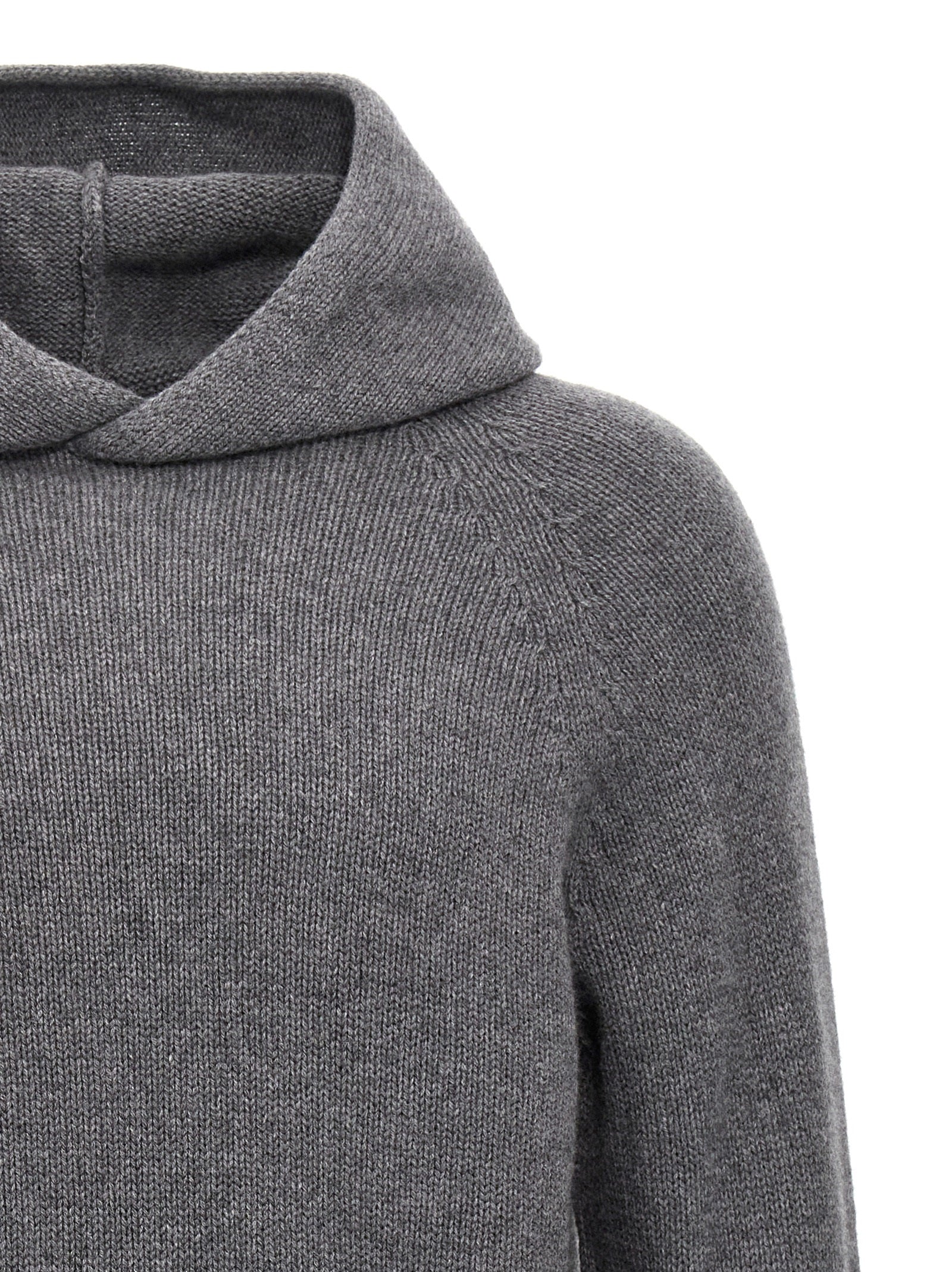 MA'RY'YA Grauer Wollcardigan