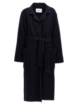 Max Mara Blauer Wollmantel