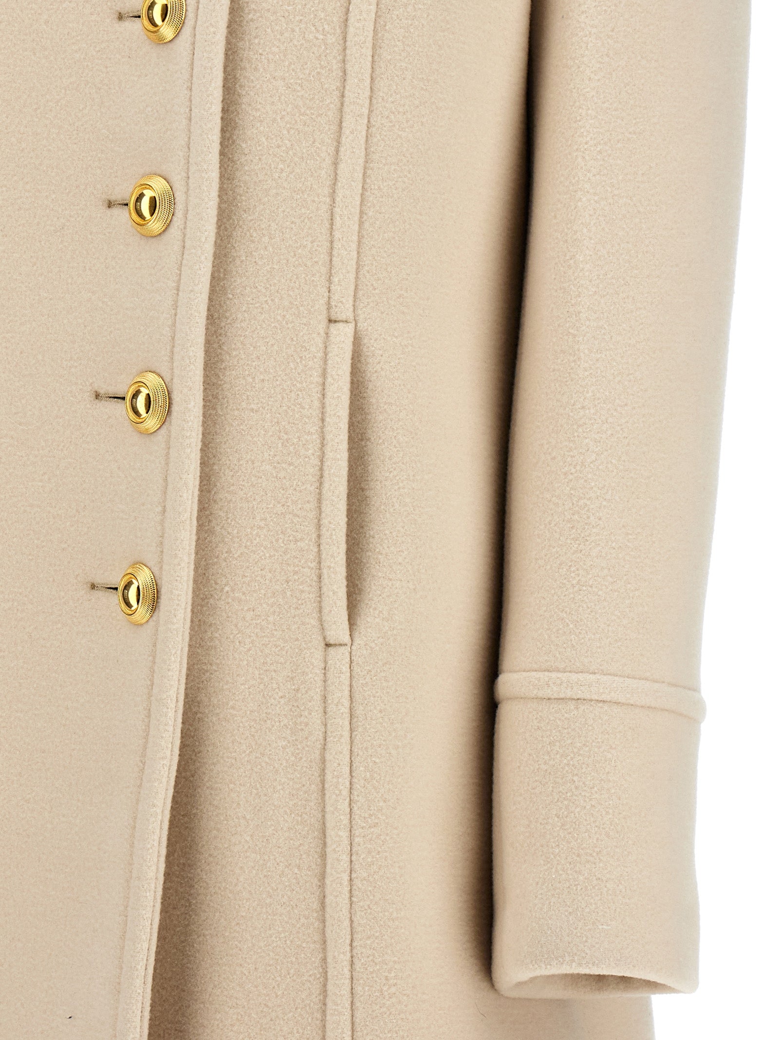 Tom Ford Weißer Wollmantel