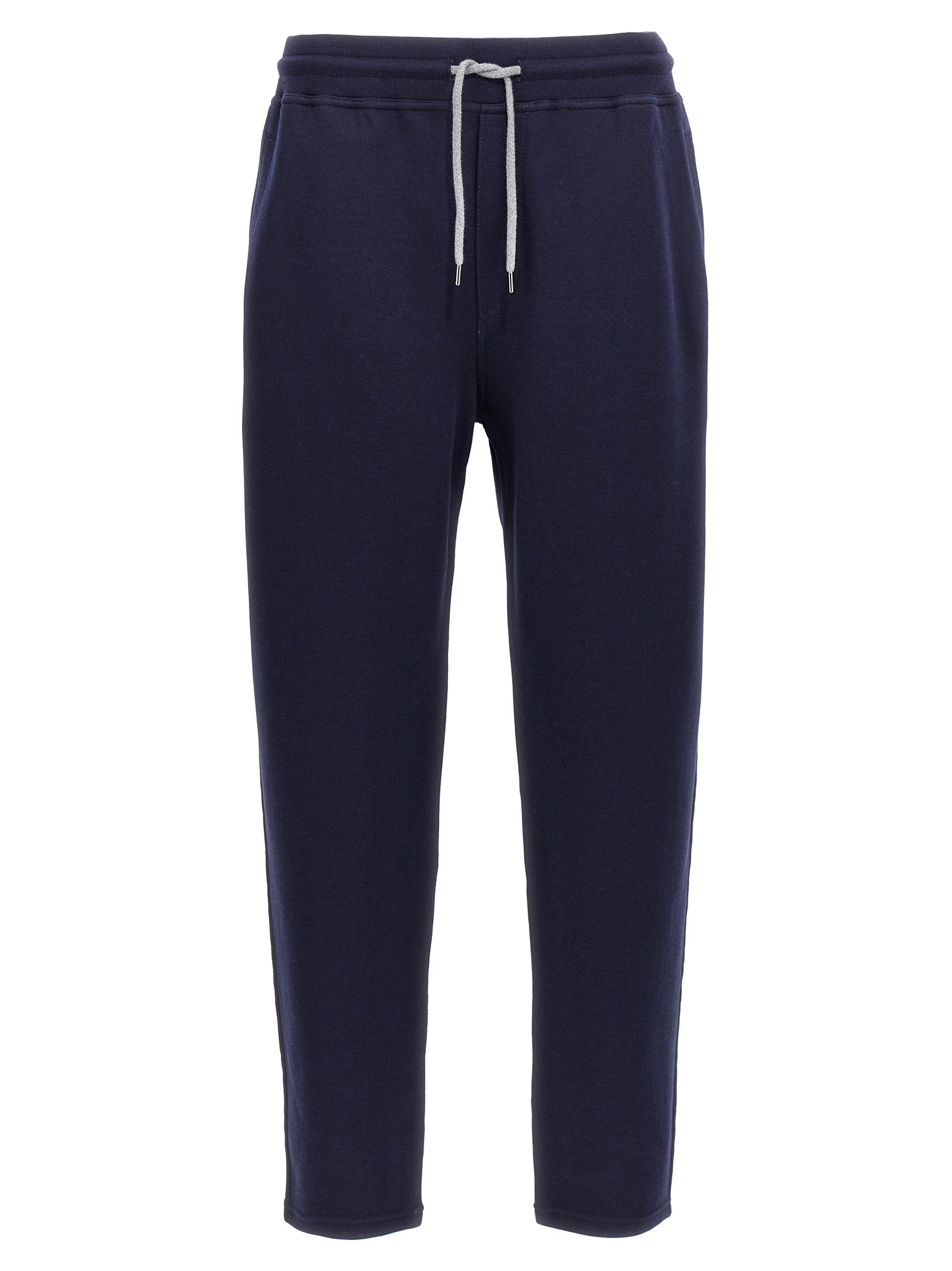 Brunello Cucinelli Blaue Baumwoll-Jogginghose (Trainingshose)