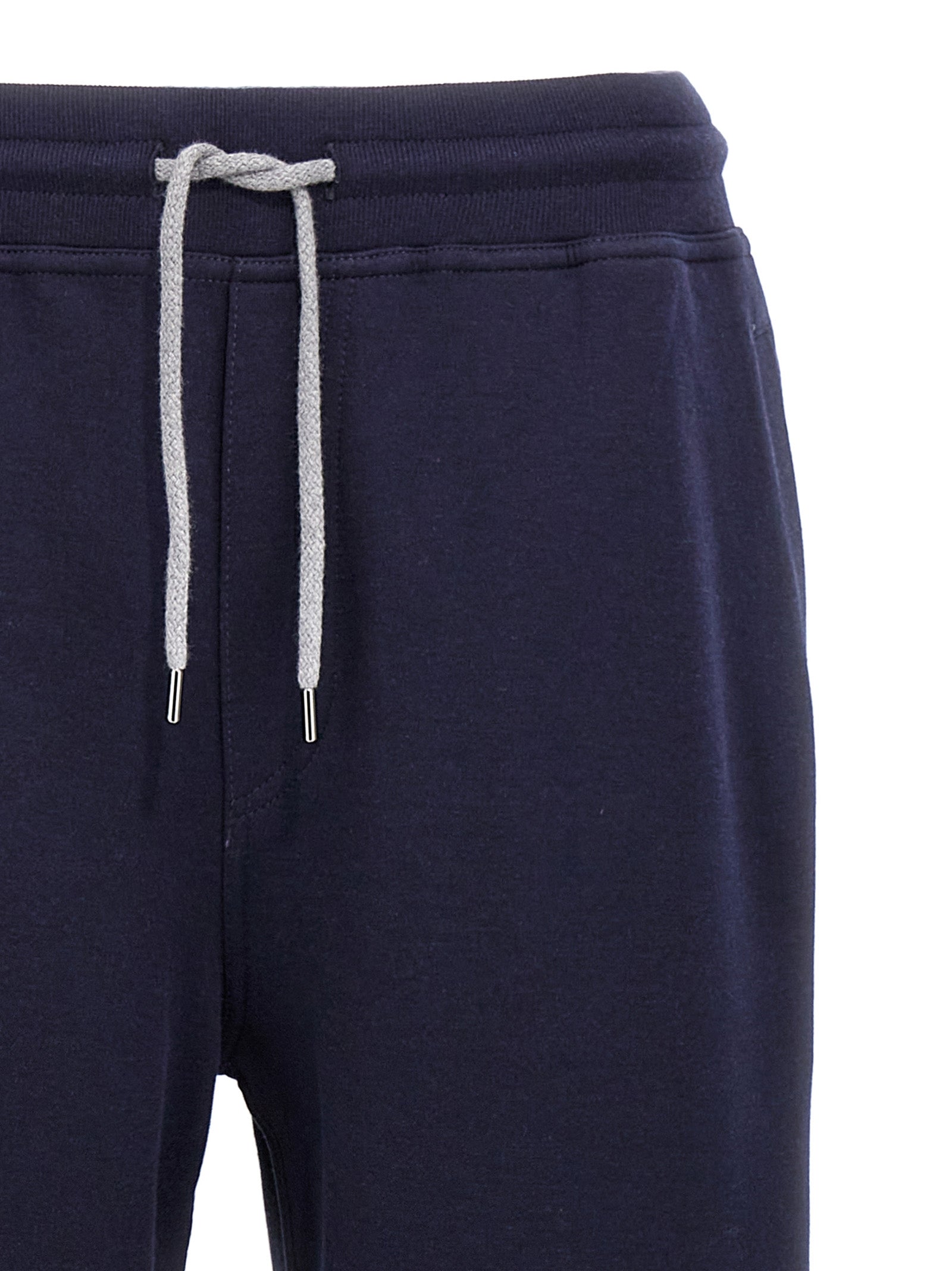 Brunello Cucinelli Blaue Baumwoll-Jogginghose (Trainingshose)