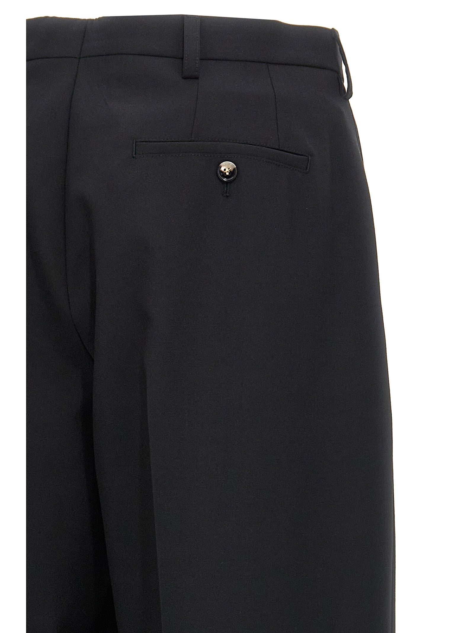 Marni Schwarze Palazzo-Hose aus Polyester