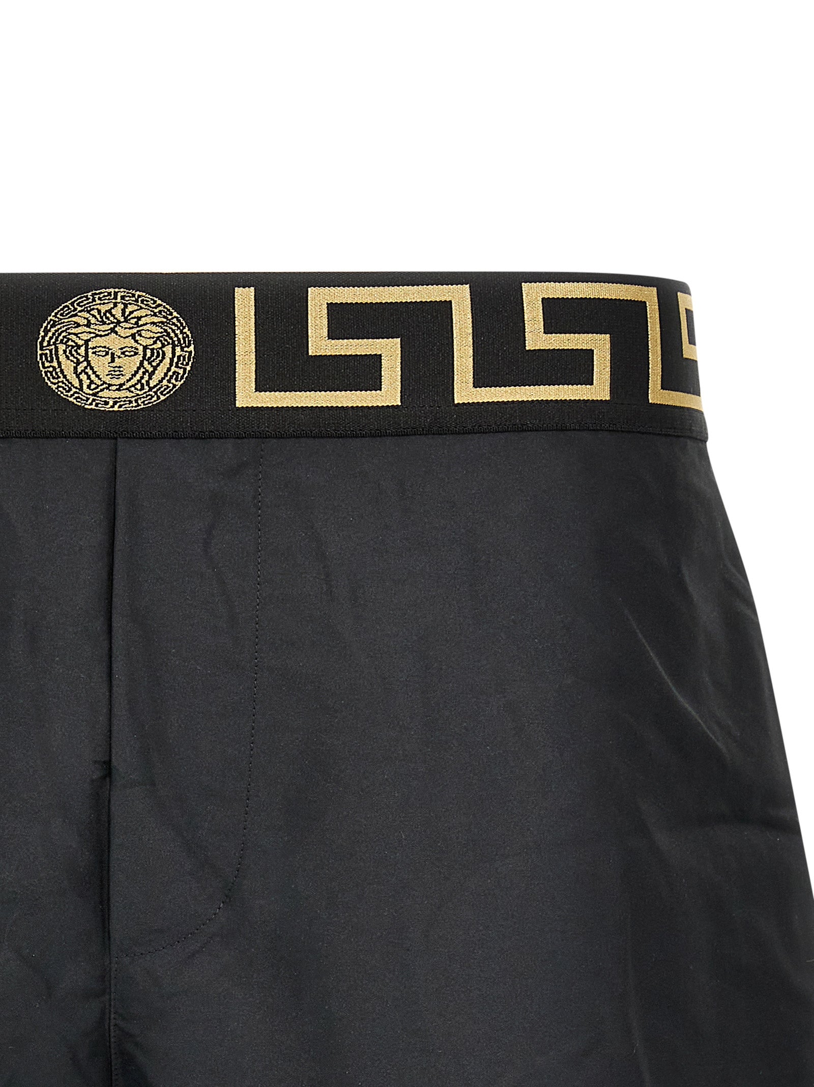 Versace Mehrfarbige Polyester-Badeshorts