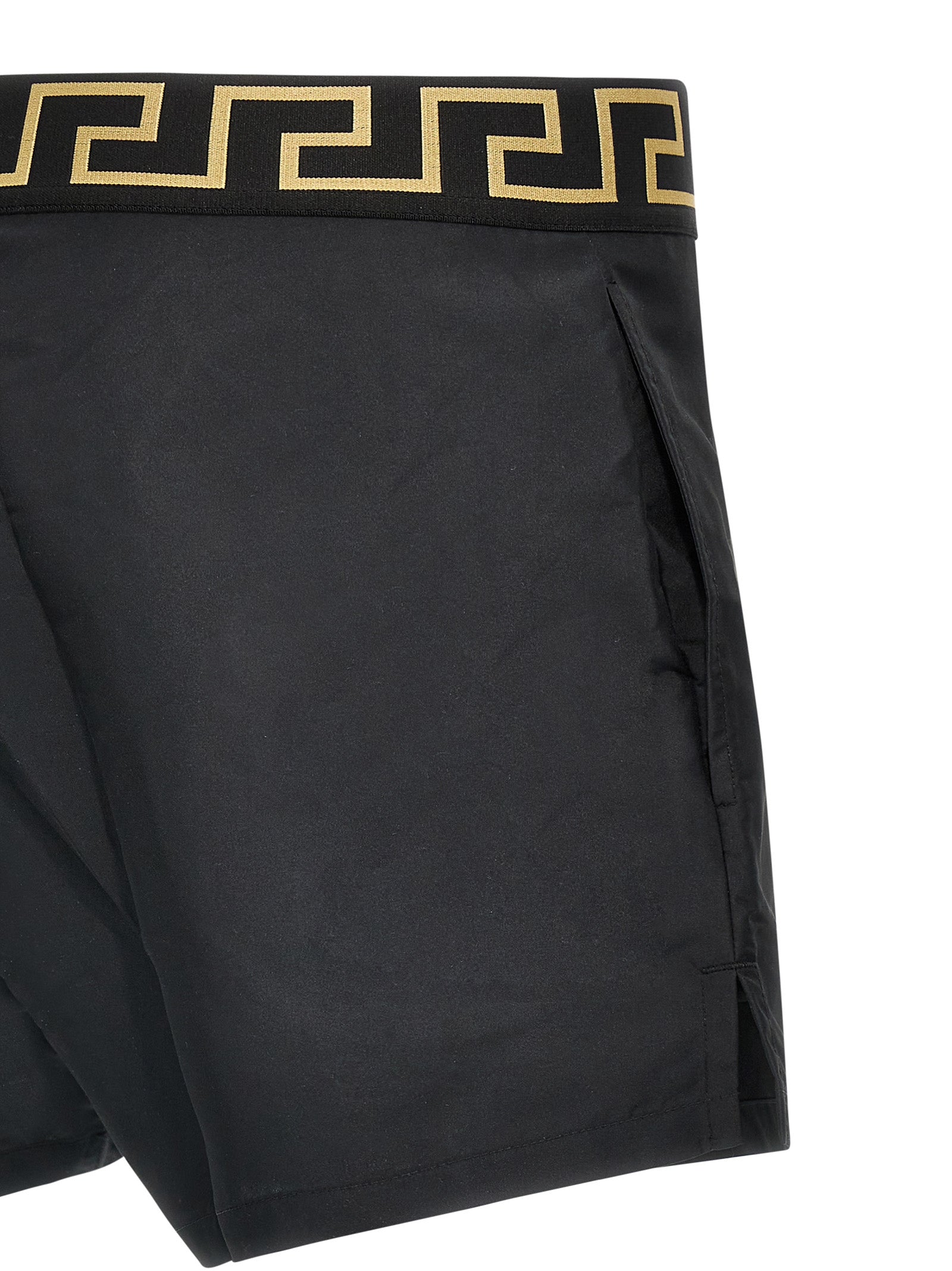 Versace Mehrfarbige Polyester-Badeshorts