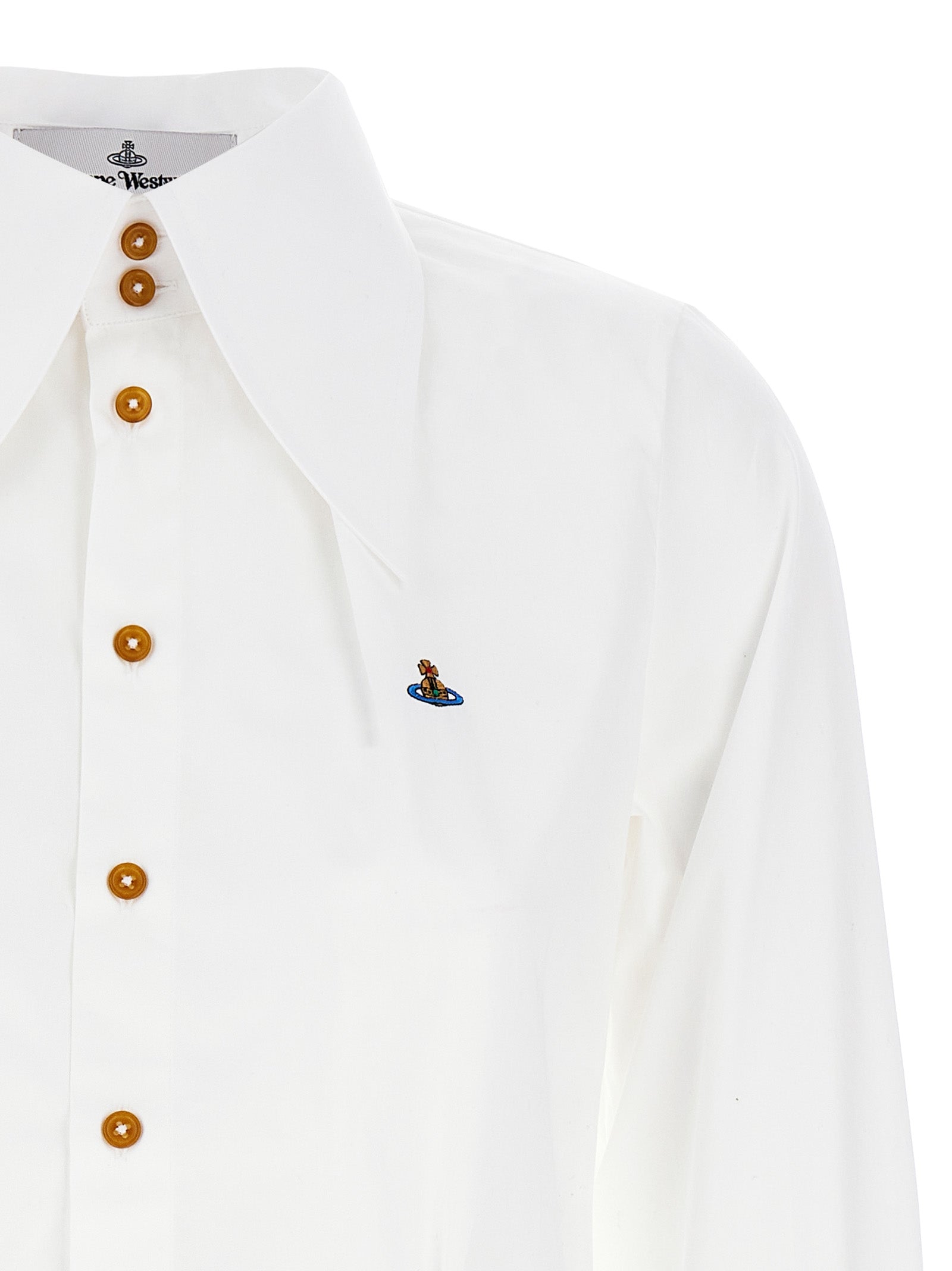 Vivienne Westwood Weiße Baumwollbluse