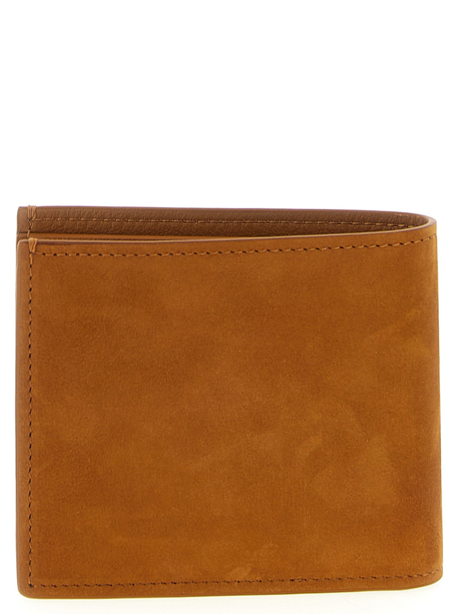 Brunello Cucinelli Braune Kalbsleder-Geldbörse