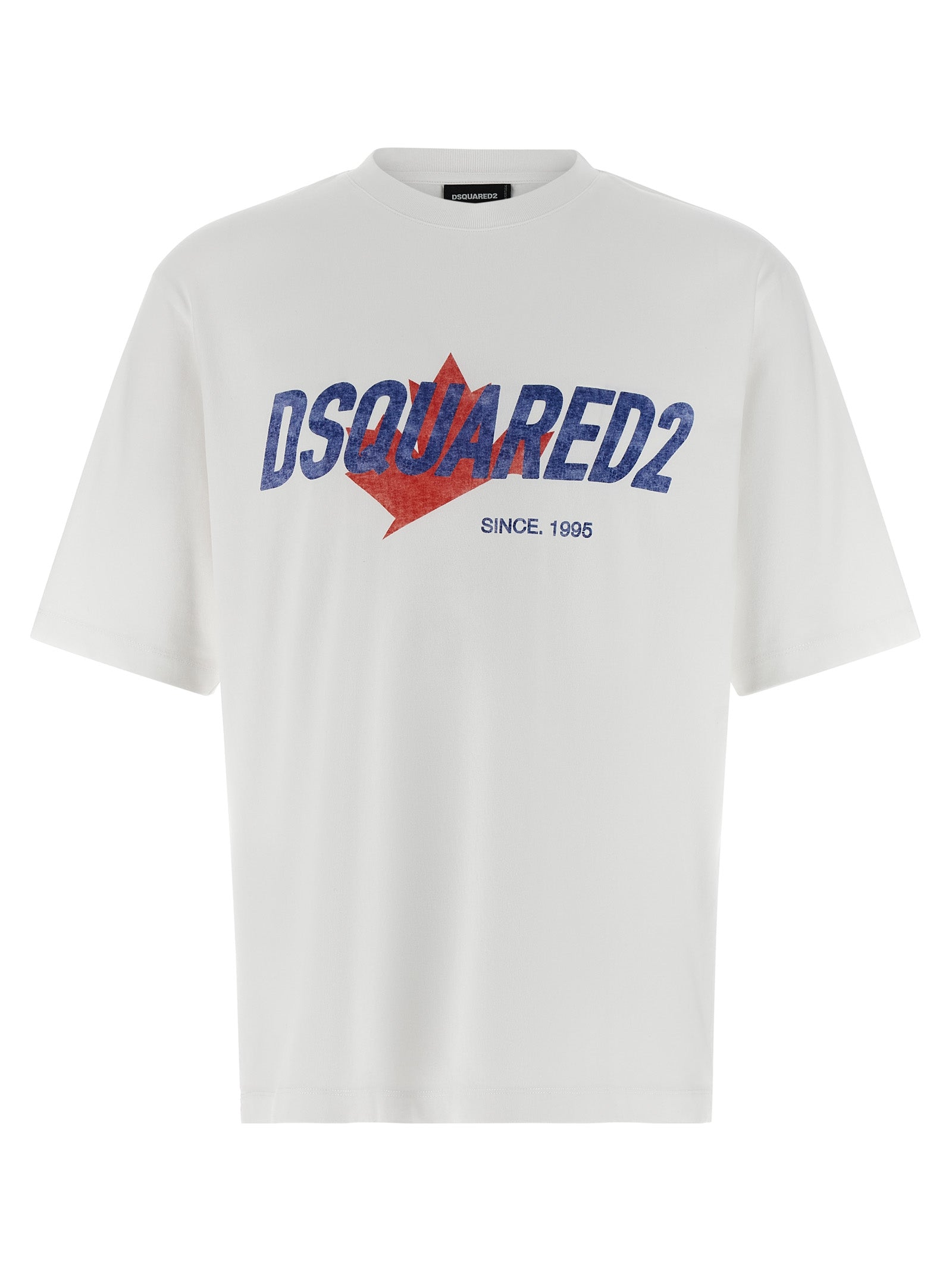 Dsquared² Weißes Baumwoll-T-Shirt