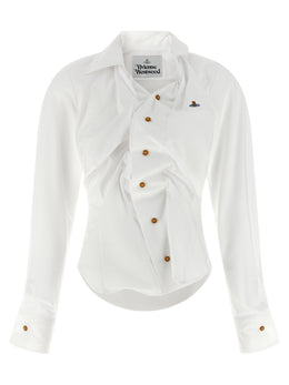 Vivienne Westwood Weiße Baumwollbluse