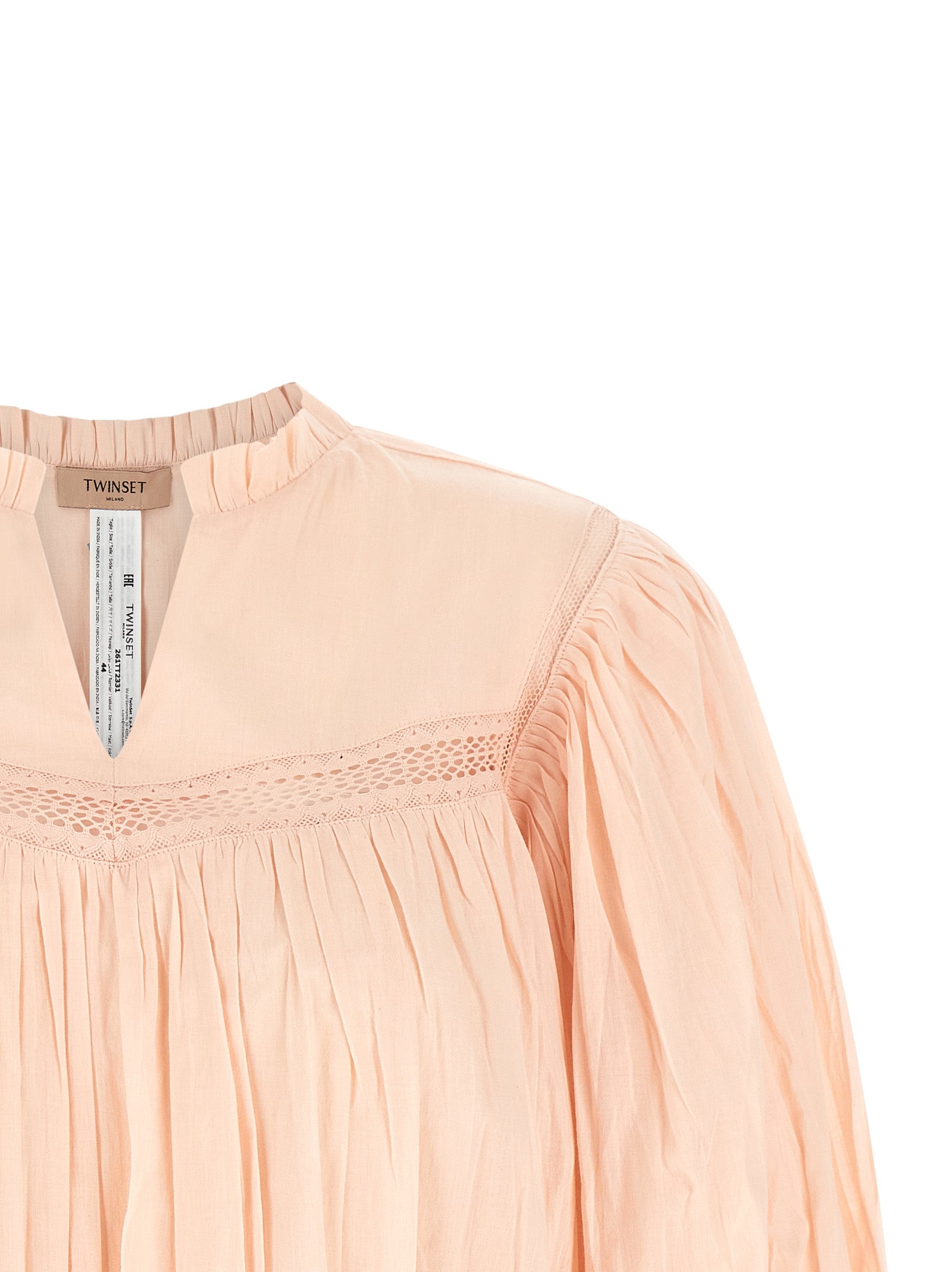 Twinset Mehrfarbige Baumwollbluse