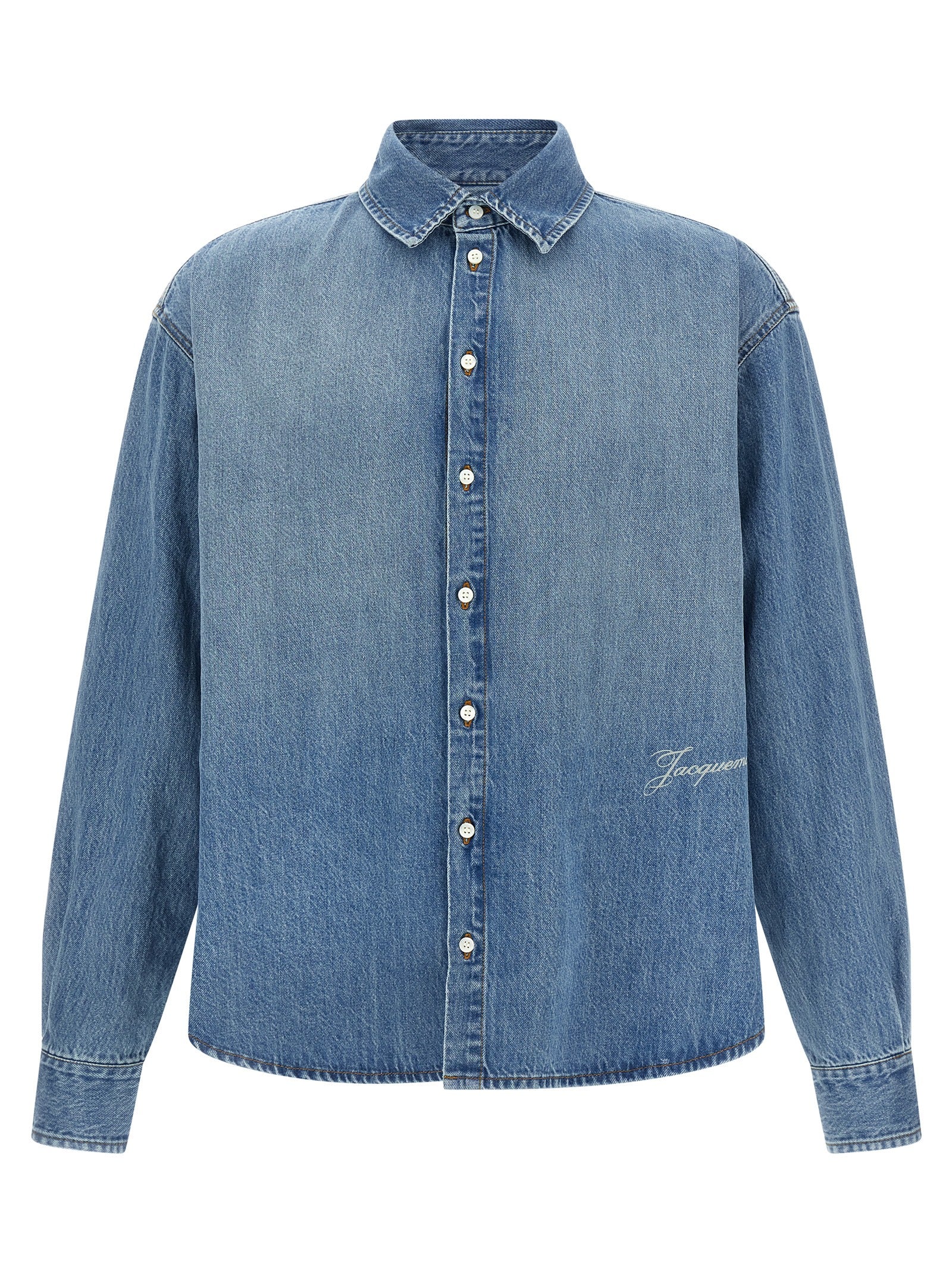 Jacquemus Blaue Baumwollbluse