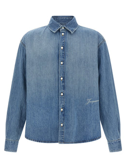 Jacquemus Blaue Baumwollbluse