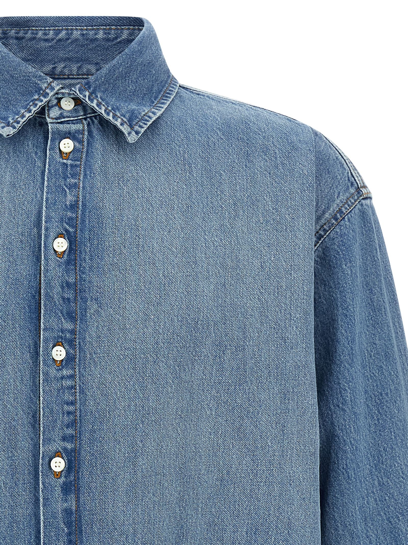 Jacquemus Blaue Baumwollbluse