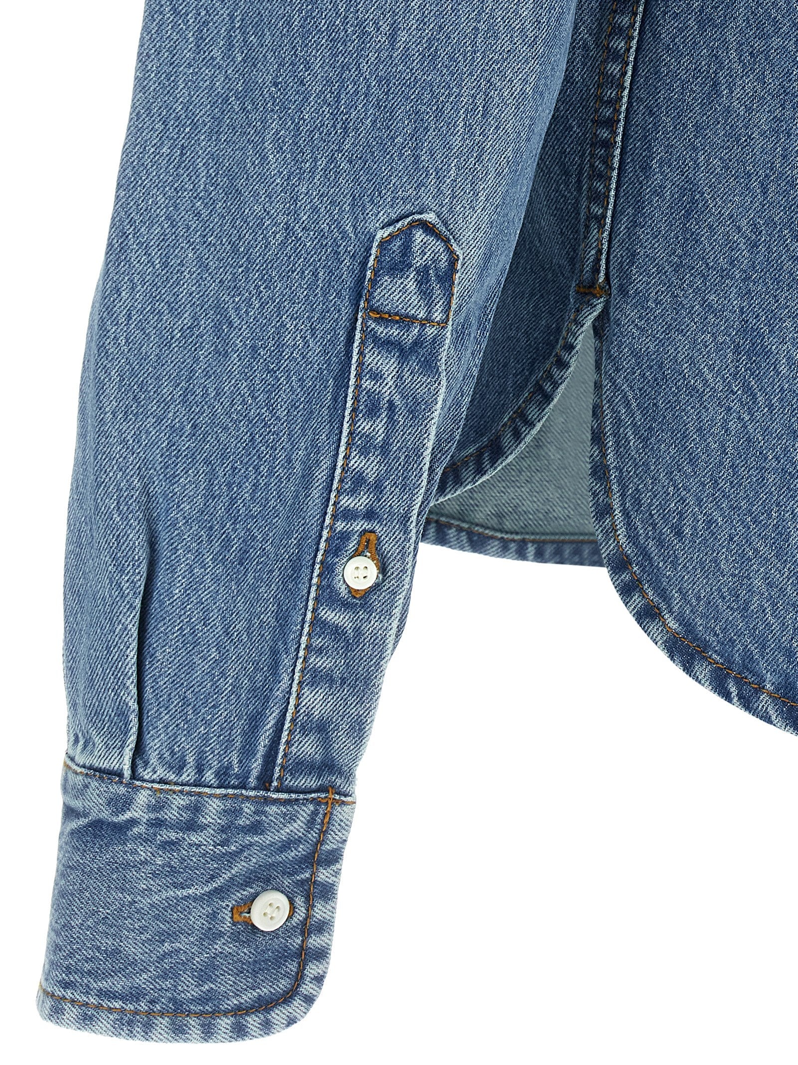 Jacquemus Blaue Baumwollbluse