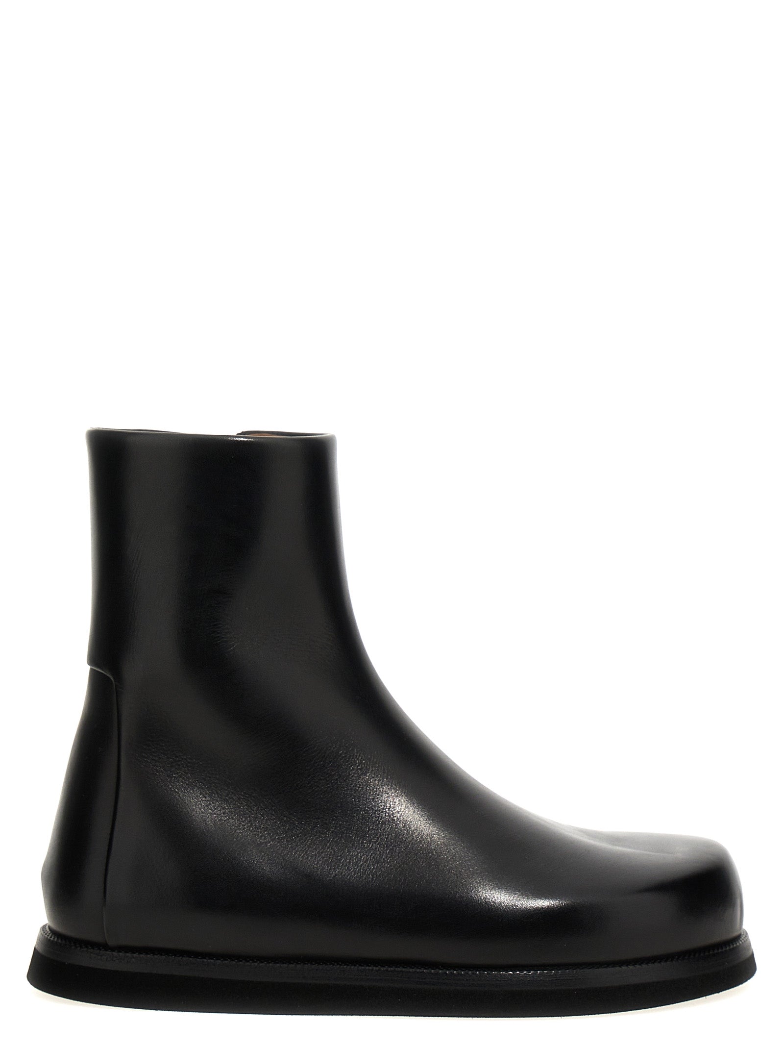 Marsell Schwarze Stiefeletten aus Kalbsleder