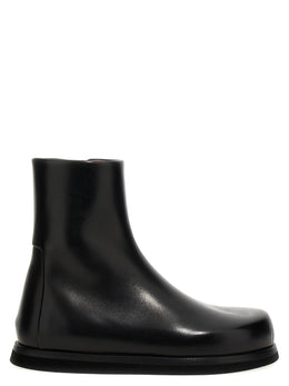Marsell Schwarze Stiefeletten aus Kalbsleder