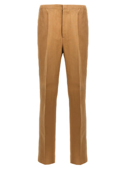 Fendi Beige Paper Casual Pants