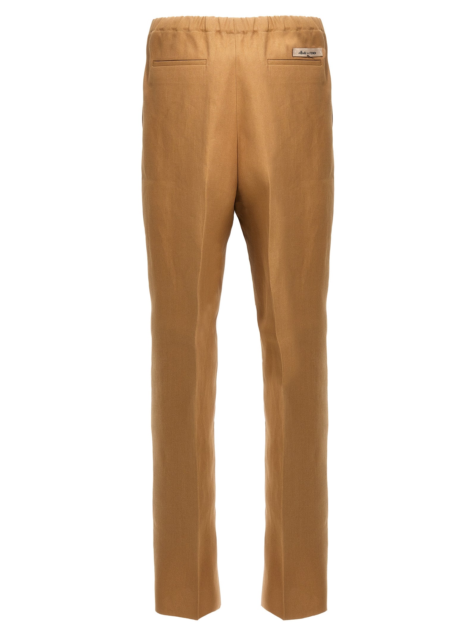 Fendi Beige Paper Casual Pants