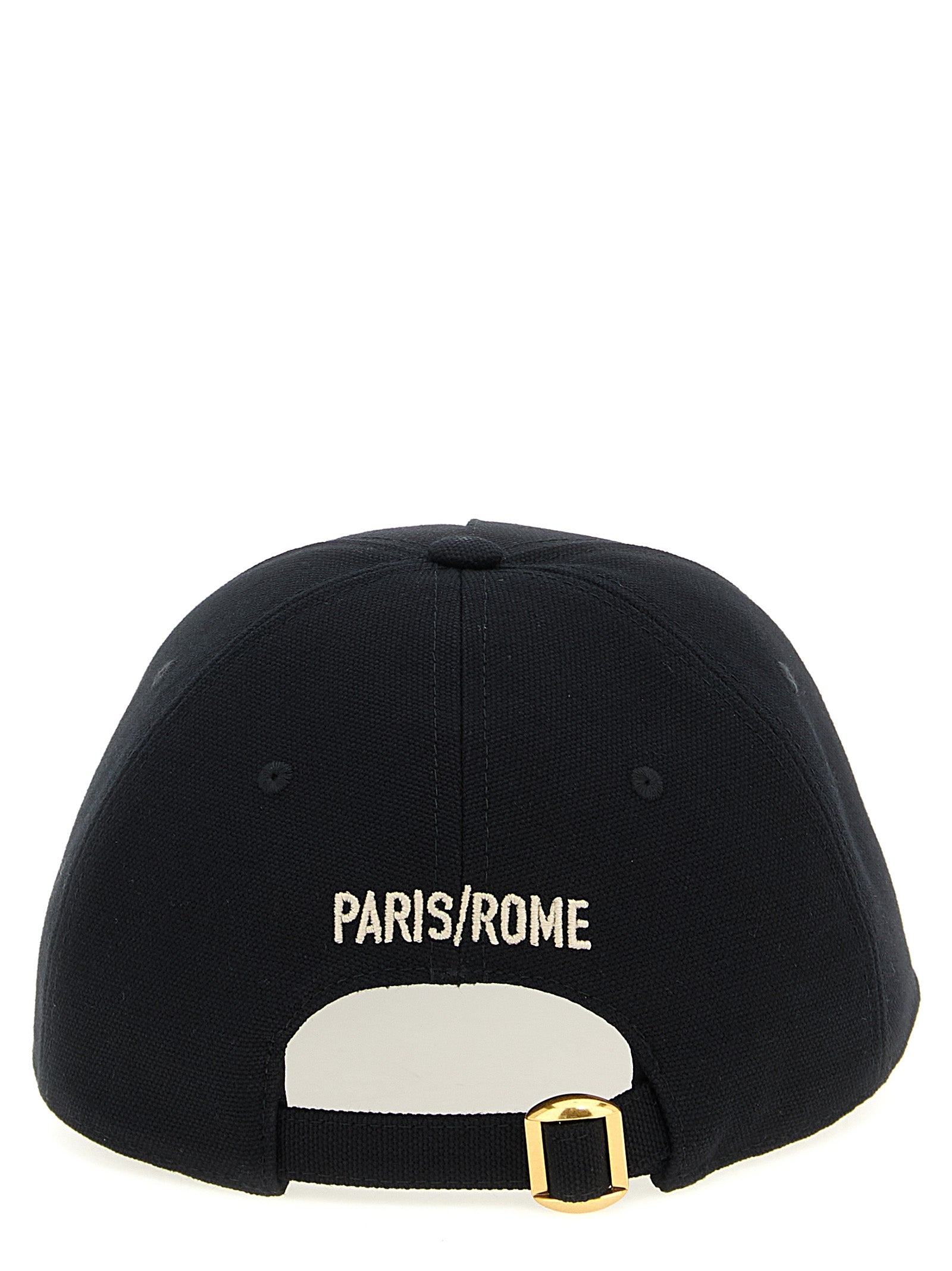 Valentino Garavani Schwarze Baumwollkappe (Baseball Cap)