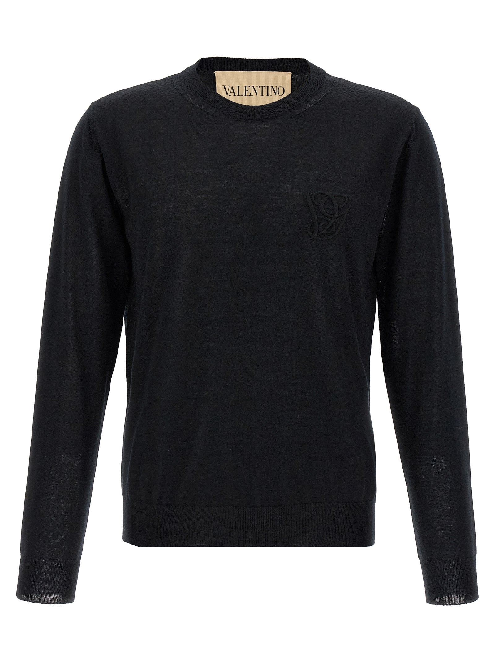 Valentino Garavani Schwarzer Cardigan aus Schurwolle
