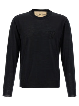 Valentino Garavani Schwarzer Cardigan aus Schurwolle