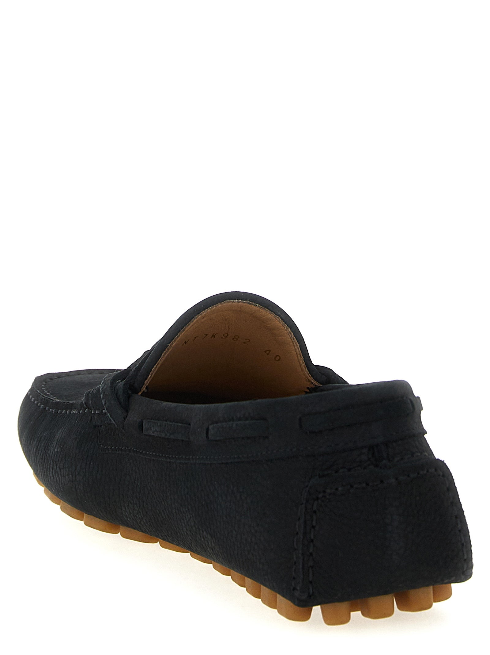 Valentino Garavani Schwarze Loafer aus Kalbsleder zum Hineinschlüpfen