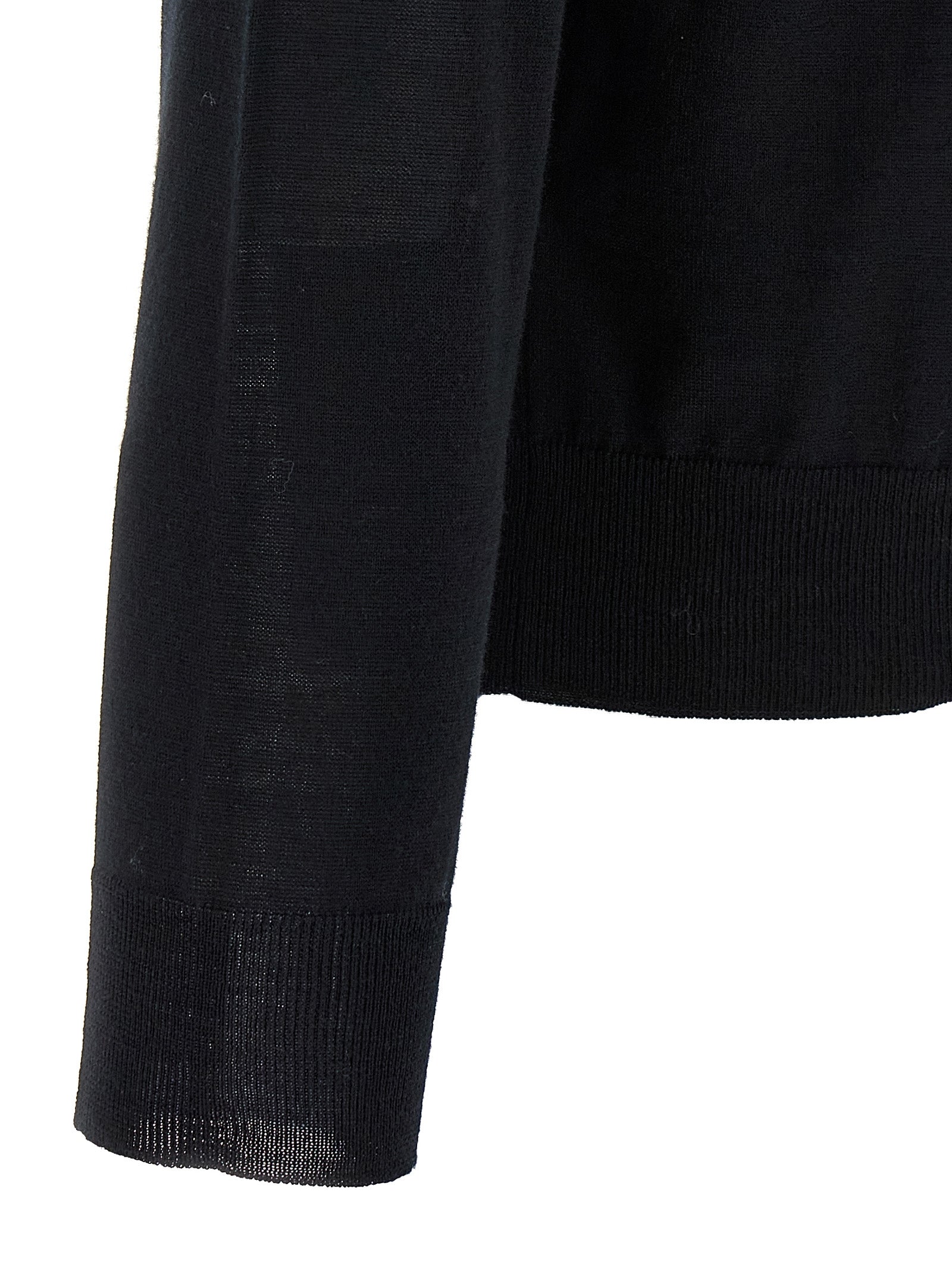 Valentino Garavani Schwarzer Cardigan aus Schurwolle