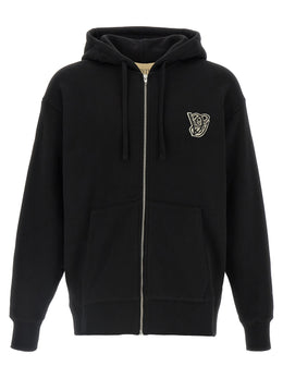 Valentino Garavani Schwarzer Baumwoll-Sweatshirt