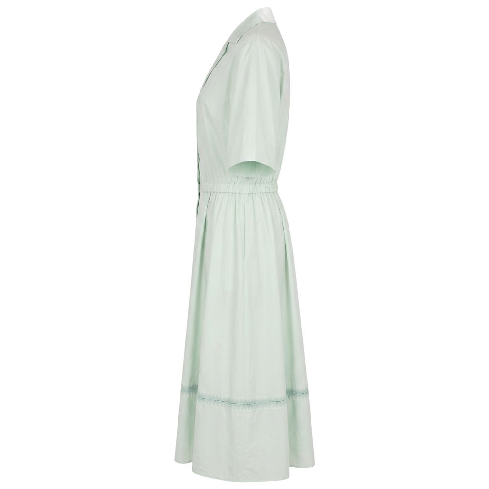Malo Grünes Baumwollkleid für Damen