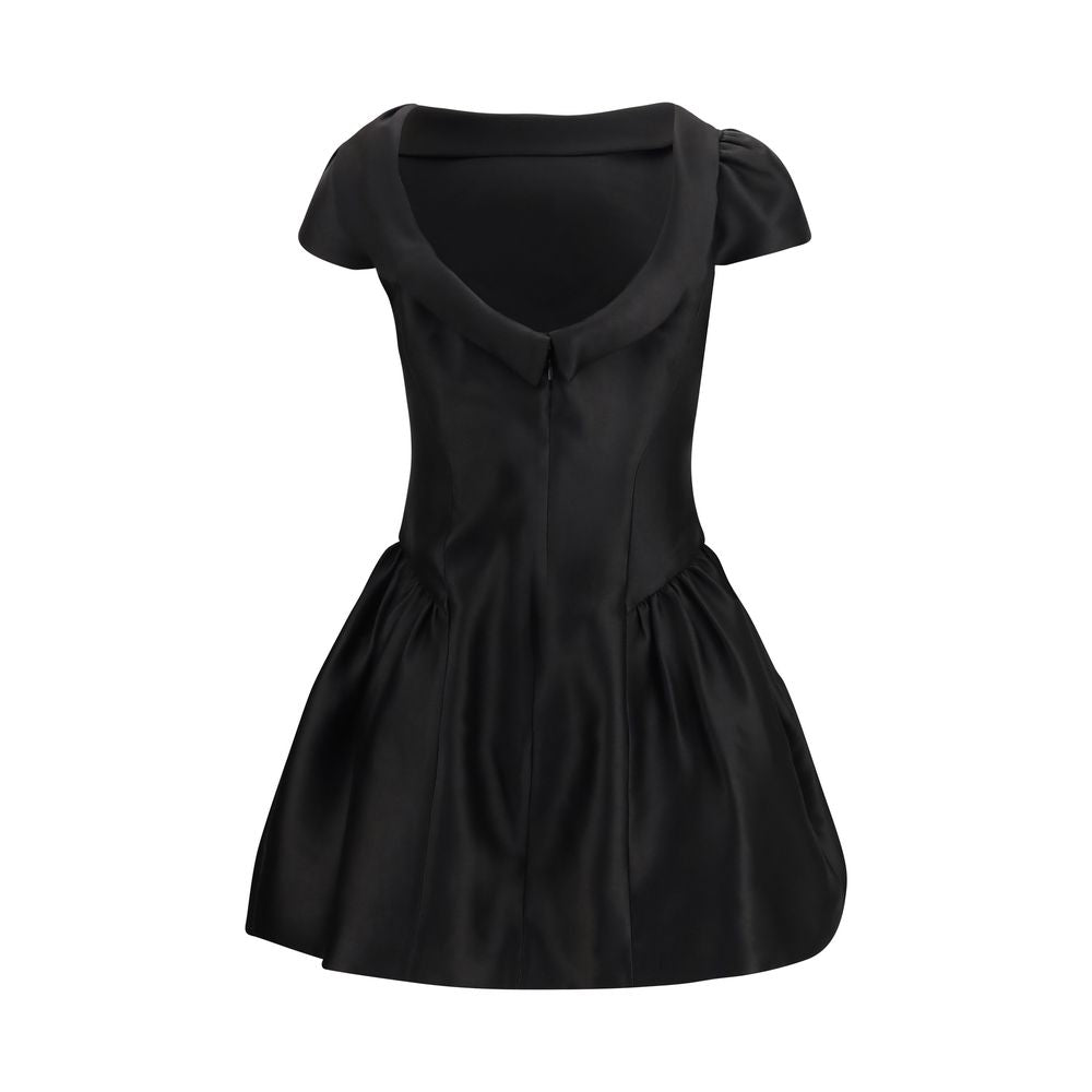 Self-Portrait Schwarzes Freizeitkleid aus Polyester