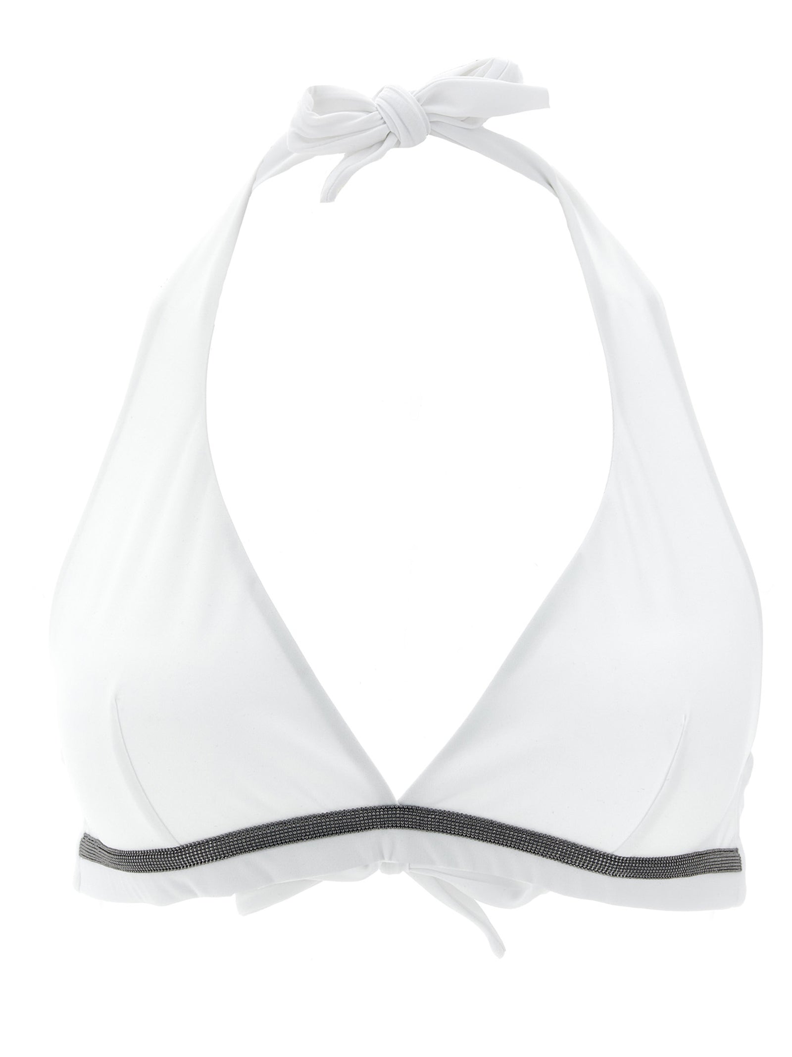 Brunello Cucinelli Weißer Bikini aus Polyamid