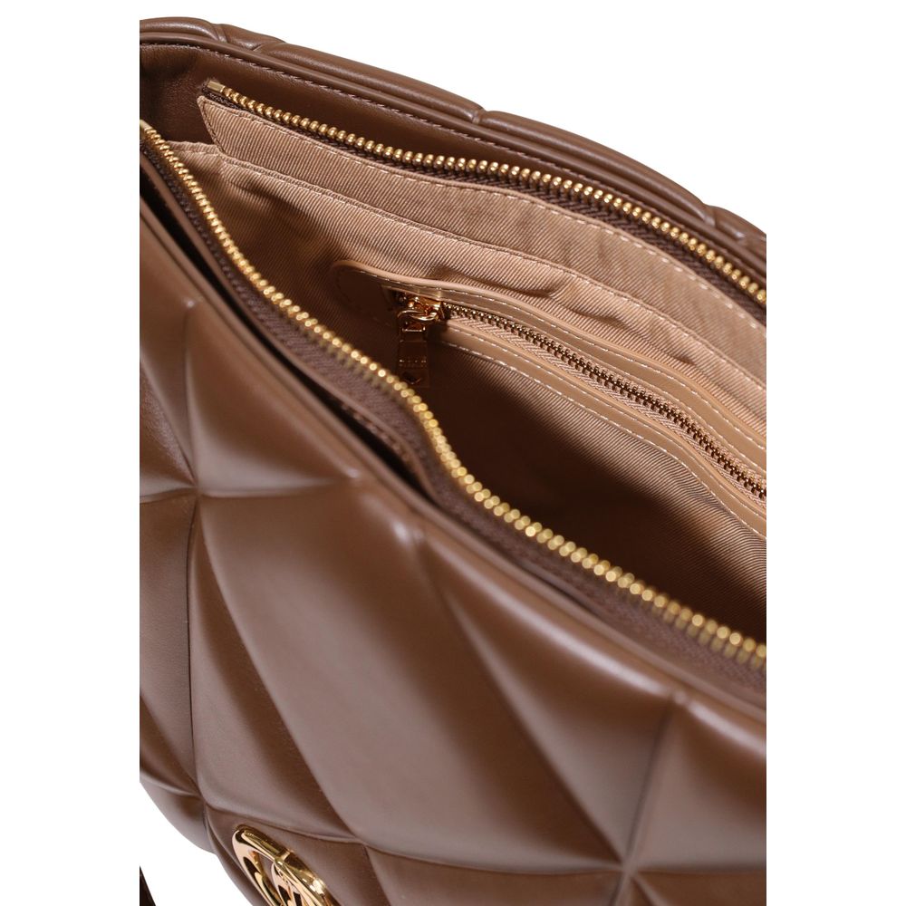 Love Moschino Braune Handtasche aus Polyethylen