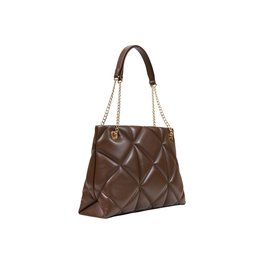 Love Moschino Braune Handtasche aus Polyethylen