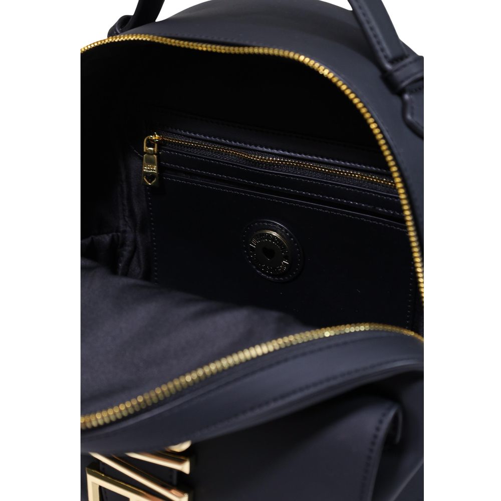 Love Moschino Schwarzer Rucksack aus Polyethylen