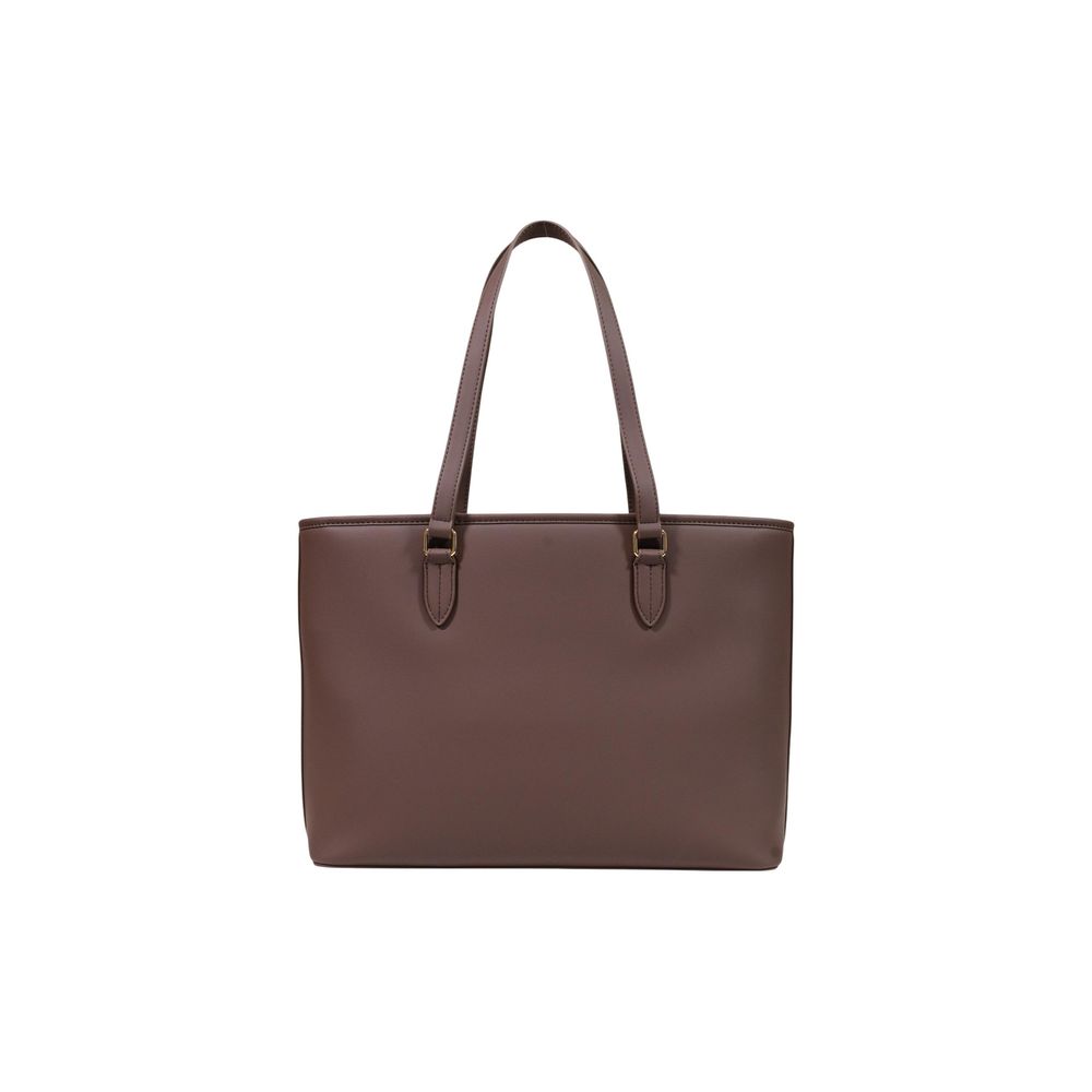 Love Moschino Braune Handtasche aus Polyethylen