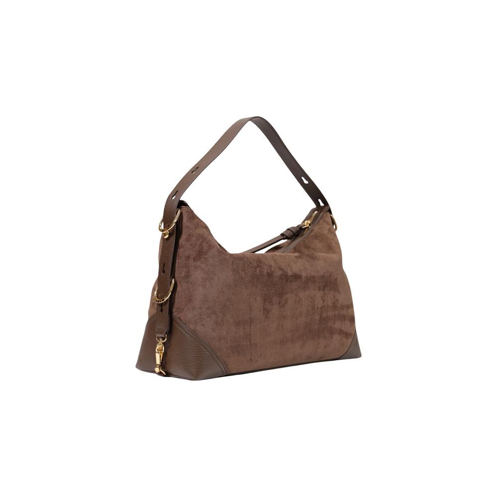 Love Moschino Braune Handtasche aus Polyester