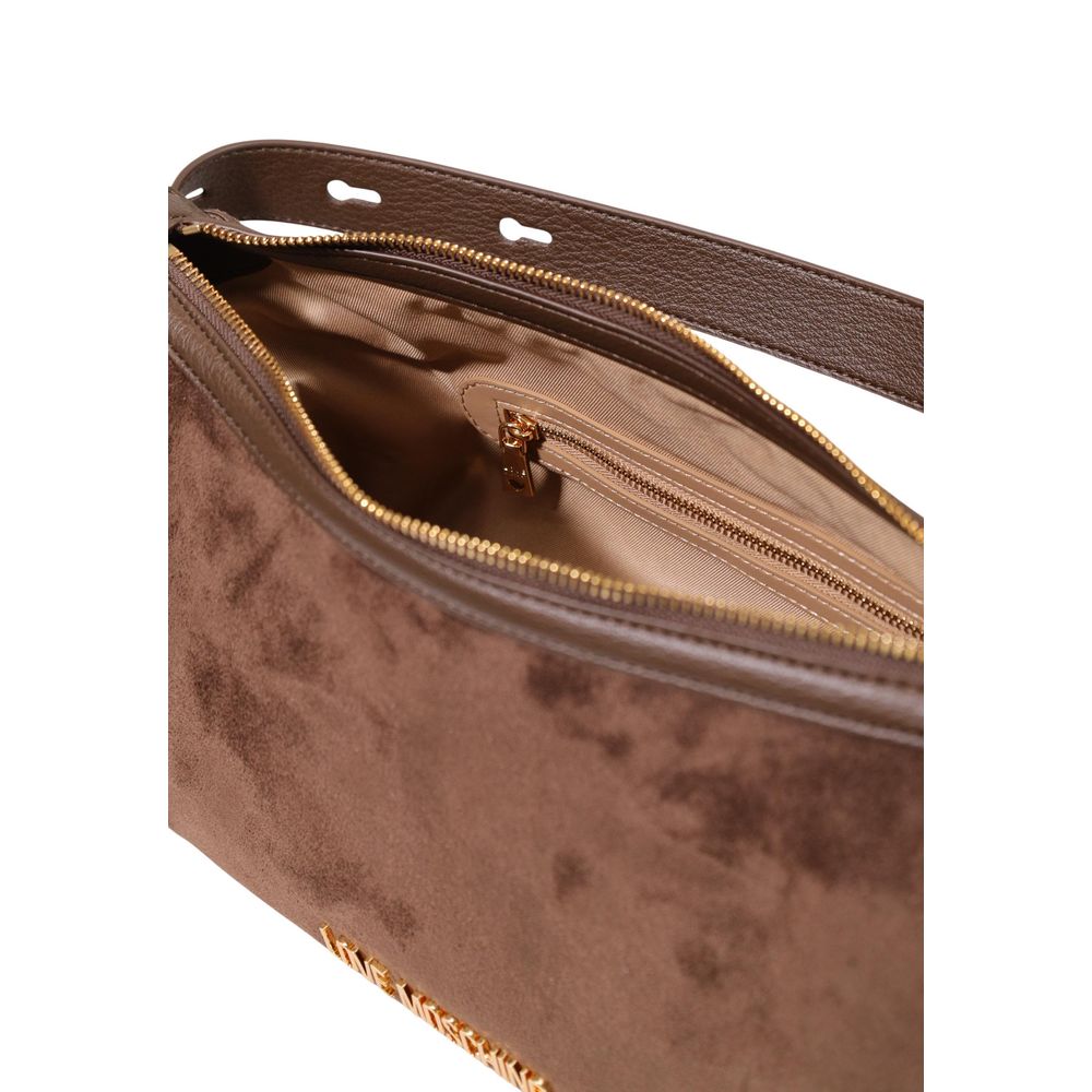 Love Moschino Braune Handtasche aus Polyester