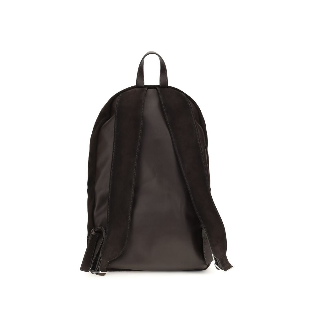 Santoni Brauner Kalbsleder-Rucksack Bos Taurus